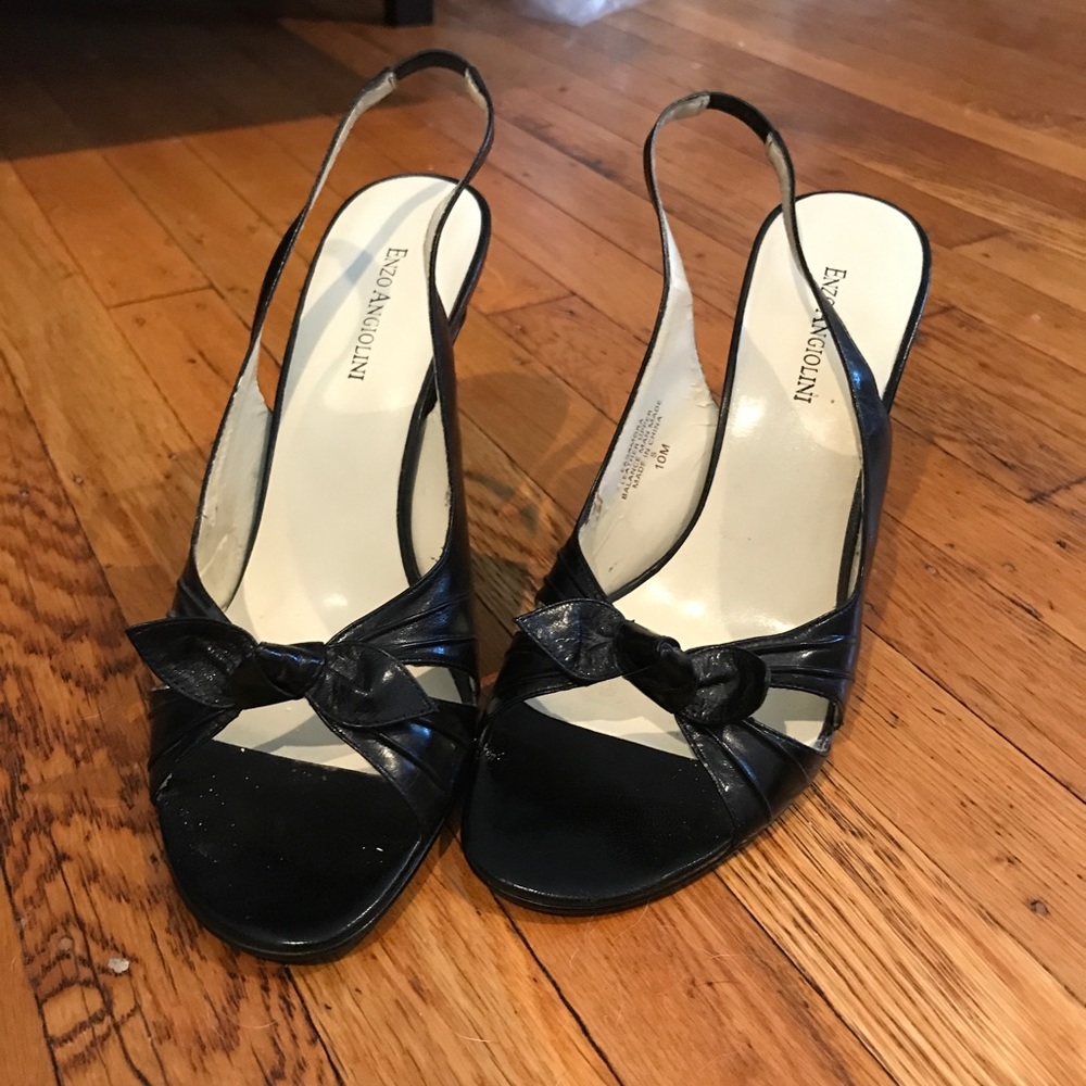 Enzo Angiolini Black Heels